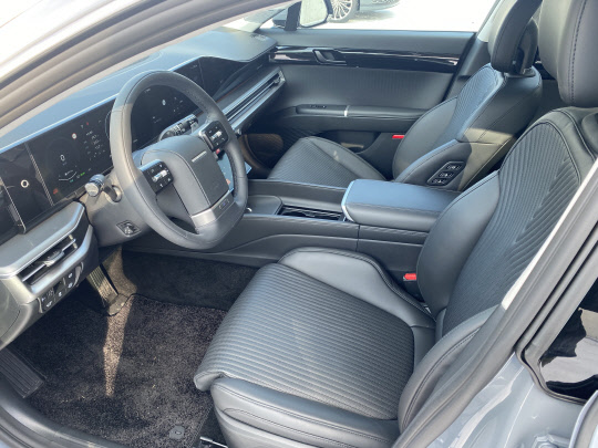 디 올 뉴 그랜저 하이브리드 1열. 이상현 기자